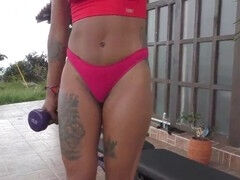 Amateur, Gros cul, Gym, Fille latino