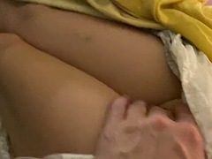 My young wife gets a real orgasm from her old lovers big cock. He takes it all on video to show me later