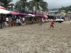 Dollar Super-Naughty Displays Milky Beach Puerto Galera Philippines