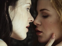Anie Darling & Jenny Manson Redolence - brunette vs redhead in shower - erotic lesbian sex