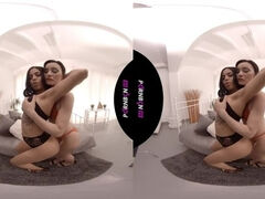 VR 4K Latinas & lesbian compilation in virtual reality big tits & big ass