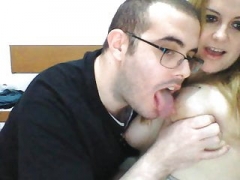 Licking balls and besides swallow cum