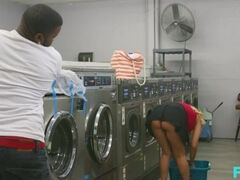 FILF - MILF Katie Morgan Takes Multiple Loads At The Laundromat