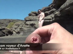 exhib sur l autoroute sur ma cam voyeur en allant a la plage