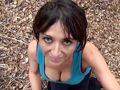 milf nailed in the woods