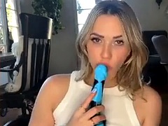 Mia Malkova  Leaked Video of JOI Play with Dildo