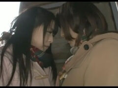 Asian, lesbian kissing, japanese schoolgirl