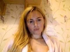 Enthousiasteling, Blond, Alleen, Tiener, Webcamera