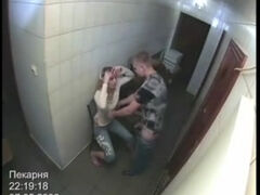 Young Russian couple hidden cam.