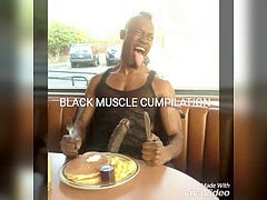 dark-hued MUSCLE CUMPILATION