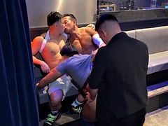 In den arsch, Asiatisch, Schwul, Hardcore, Japanische massage