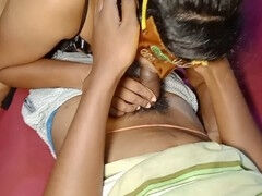 Telugu aunty from India handles her friend's huge cock like a pro