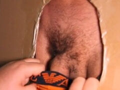 Straight gloryhole, uncut cock blowjob, straight gay