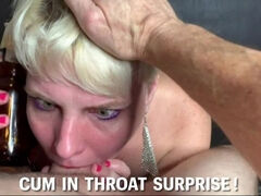 Surprise Cum in Throat For New Year