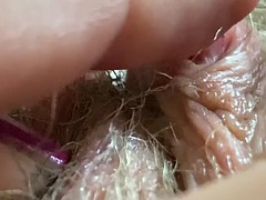 Close up big clitoris