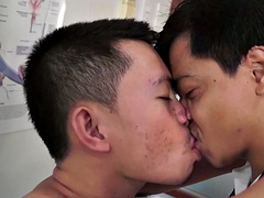 Japanese twink enjoys anal gaping and anal sex with doctor