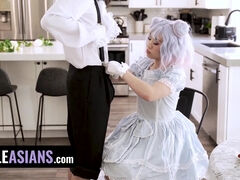 Cosplay Asian hardcore: Skinny Pink-haired Asian Princess Craves An Afternoon Cock - Kimmy kimm