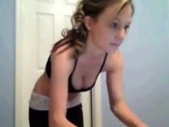 Young Cam Girl Strips