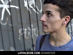 LatinLeche - Boy convinced to suck cocks in a movie