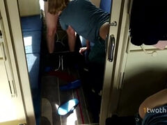 Sweety Redhead Blowjobs Queen Ejaculant Swallowed Twice In Train