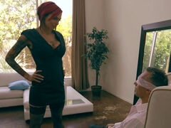 Anna Bell Peaks seduced her blindfolded lover