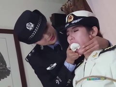 Chinese Women Police And Navy