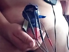 Cool video about electro stime sex toy. I love to have a good experience with sex toy. My cock is hot. Extreme electro sex toy