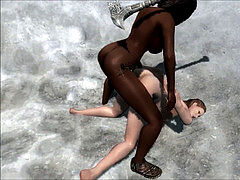 Perils of escaped Skyrim slavegirl 03