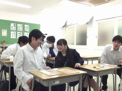 Young Japanese Teen Gangbanged In Classroom - Kanon Momojiri