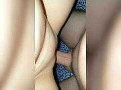 cream-colored tight labia pounded