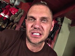 Horny panther for a pig: a very strong fuck with Nacho Vidal