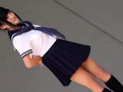 Smoking hot Japanese Students Dance