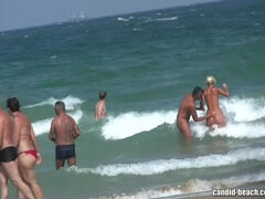 Blonde Milfs Nude At The Nudist Beach Voyeur Hd Video