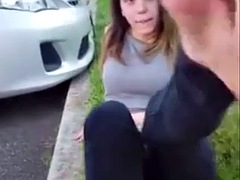 Tickling in the parking lot