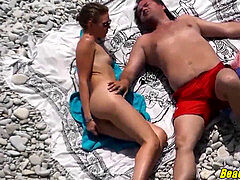 fledgling nudist splendid Couples naked At The Beach Spycam Voyeur