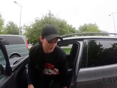 Watch skinny teen leanne lace get rough fucked by police officer in stolen car