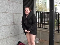 Fat Charlie naked in public and amateur exhibitionism