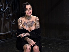 Tattooed bdsm gf Hitachi toyed by kinky cmnf teacher