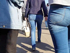 Jeans, Petite femme, Jarretelles