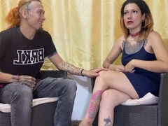 Couple, Masturbation, Perverse, Tatouage, Jouets