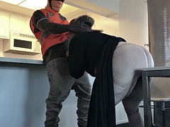 Horny Housewife Cheats With Black Construction Worker