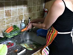 My wife loves cucumbers for dinner