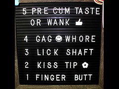 Easy Sissy JOI Game for Fags