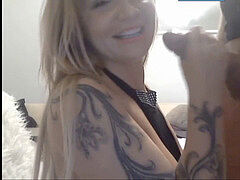 tart light-haired gives a drill and blowjoob. Poland webcam