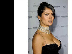 Salma Hayek wank Off compete