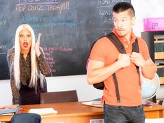 Steal your teacher Bridgette B.'s panties & she'll fuck you!