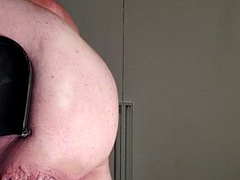 Exteme gape prolapse swollen asshole