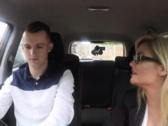 Driving Examiner Katy Jayne Enjoys Students Dick