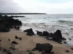 Amateur Violet Rain: Exploring Lava Flow in the Rain, POV-Style