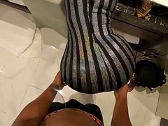 Fucked in the bathroom at the ebony family reunion